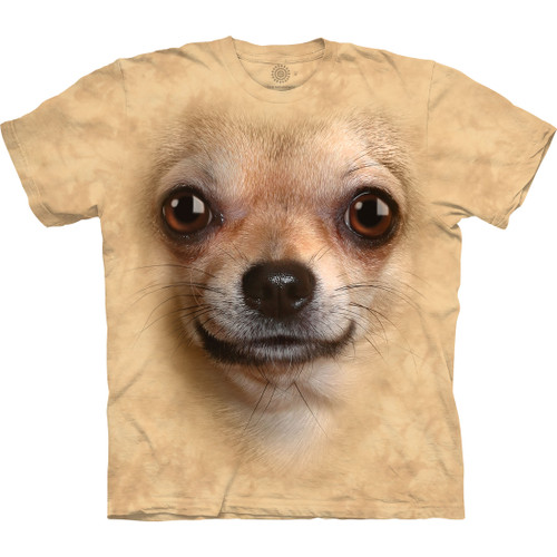 Chihuahua Face Classic Cotton T-Shirt Tee - Main Image