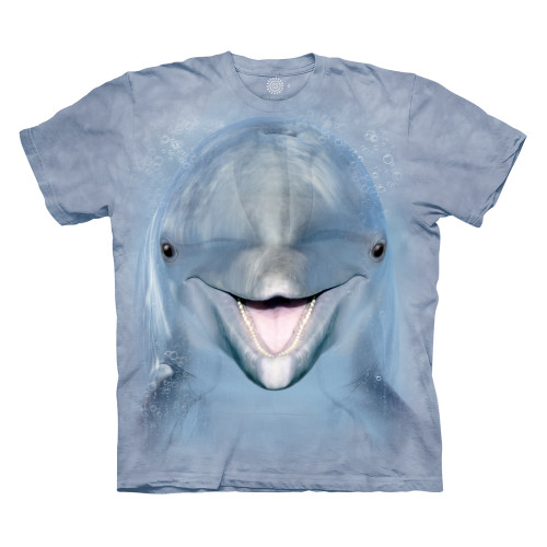 Dolphin Face Classic Cotton T-Shirt Tee