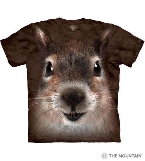 Squirrel Face Classic Cotton T-Shirt Tee