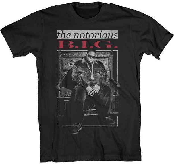 The Notorious B.I.G. T-Shirt 'The Notorious' (Black) - Taglia Medium, 100% Cotone