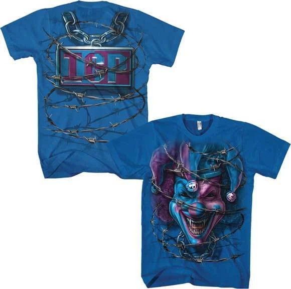 Insane Clown Posse Barbed Jester Juggalo Hip Hop Adult Mens T Tee
