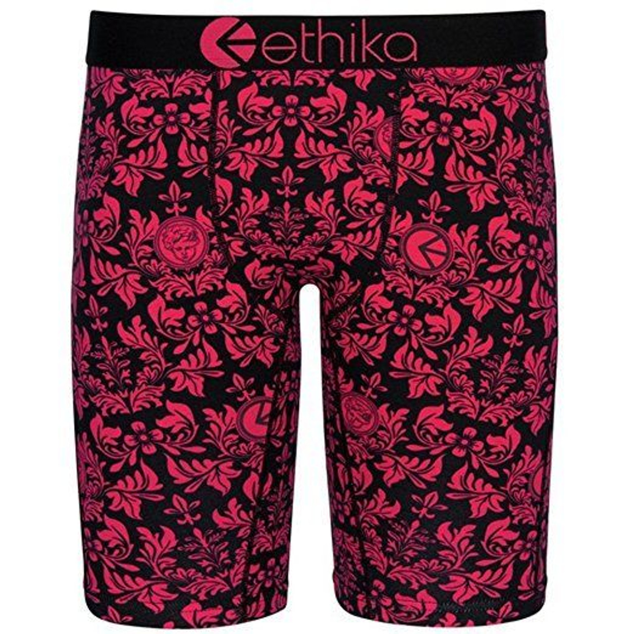 Ethika Staple Fit Black Roz Pink Urban Underwear No Rise Boxer