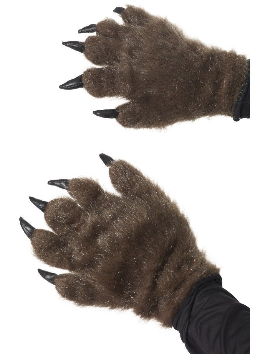 Smiffys Hairy Monster Animal Hands Halloween Costume Accessories