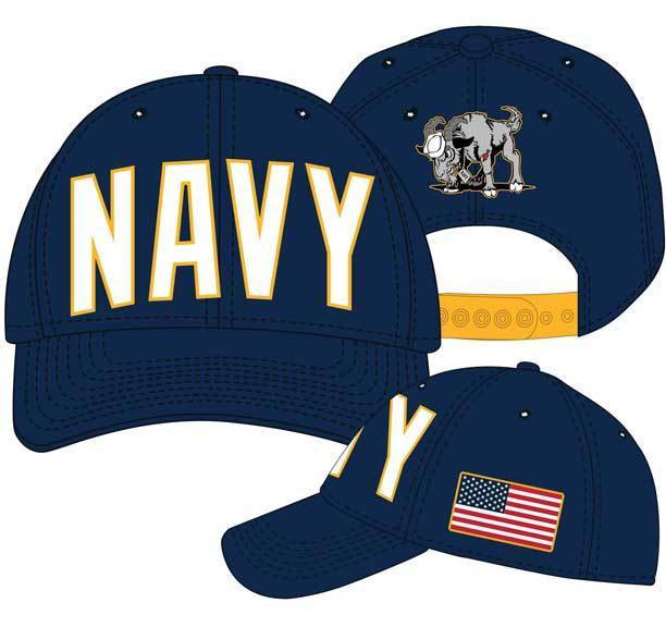 United States of America USA Navy Patriotic Flag Baseball Cap Hat BA02294NAVM