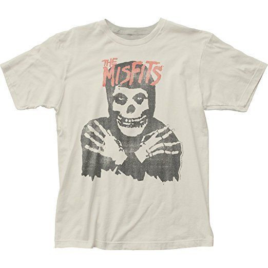 Rock Off Maglietta Ufficiale Misfits 'Want Your Skull' - T-Shirt Unisex, Taglia Large, Colore Nero