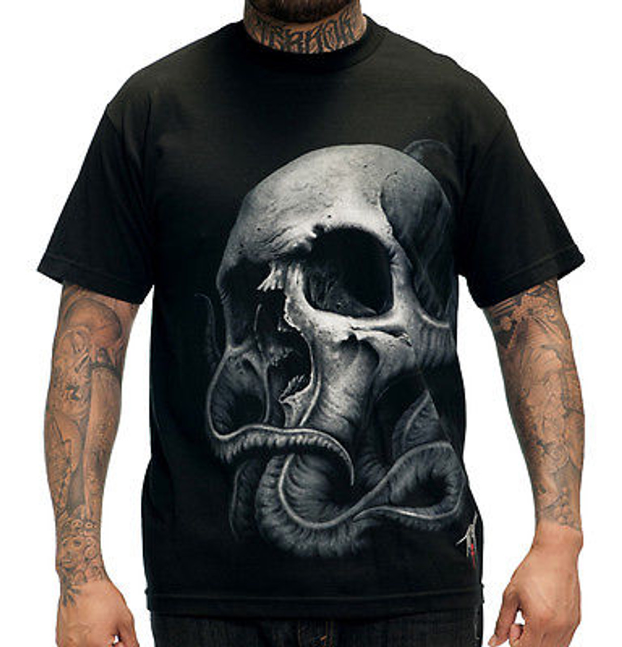 Octopus Skull Tattoo Design