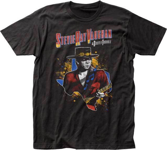 Stevie Ray Vaughan 1984 Tour Texas Blues Rock Electric Music Tee
