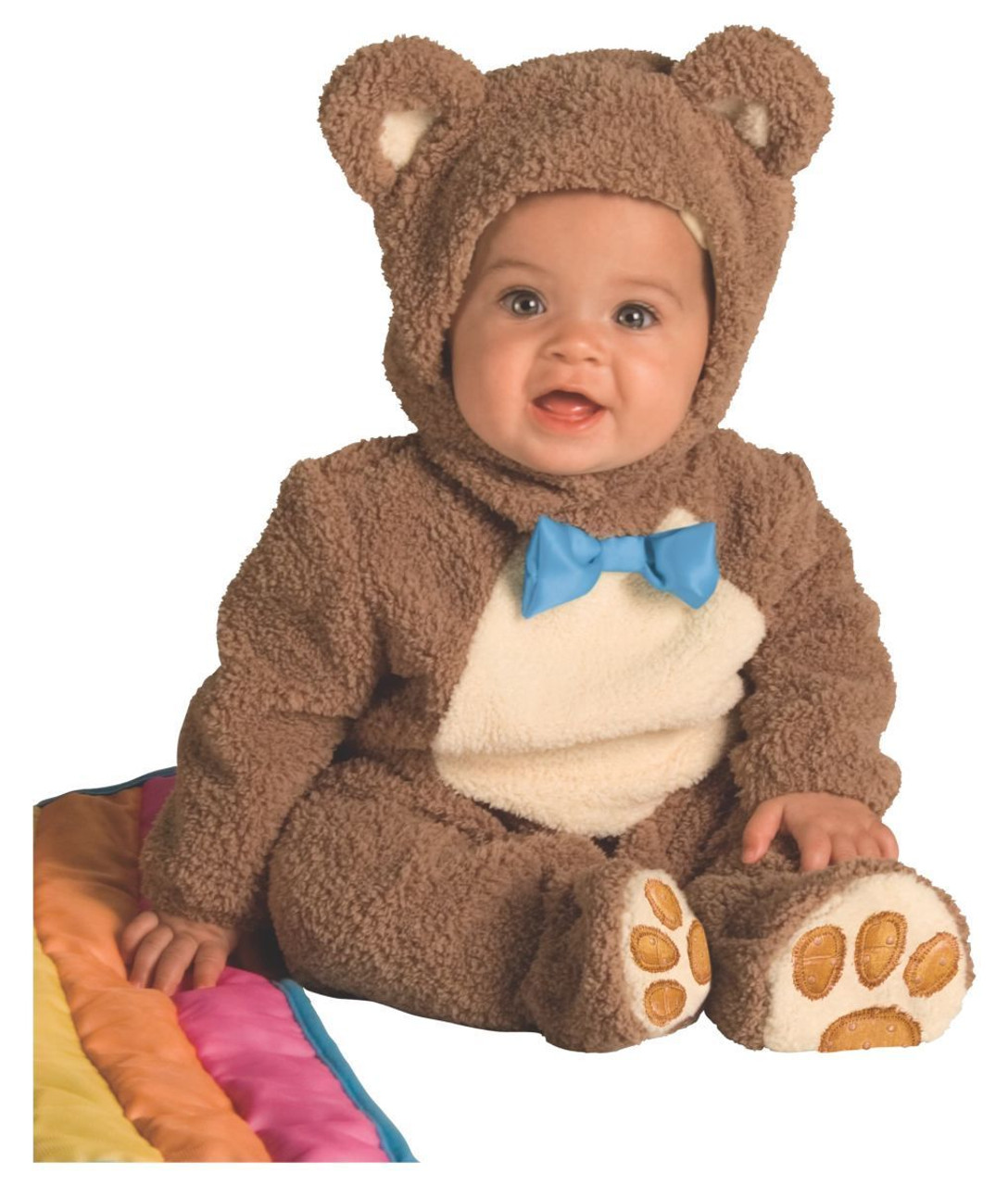 Rubies Oatmeal Brown Bear Rainbow Blanket Infant Halloween Costume 885356