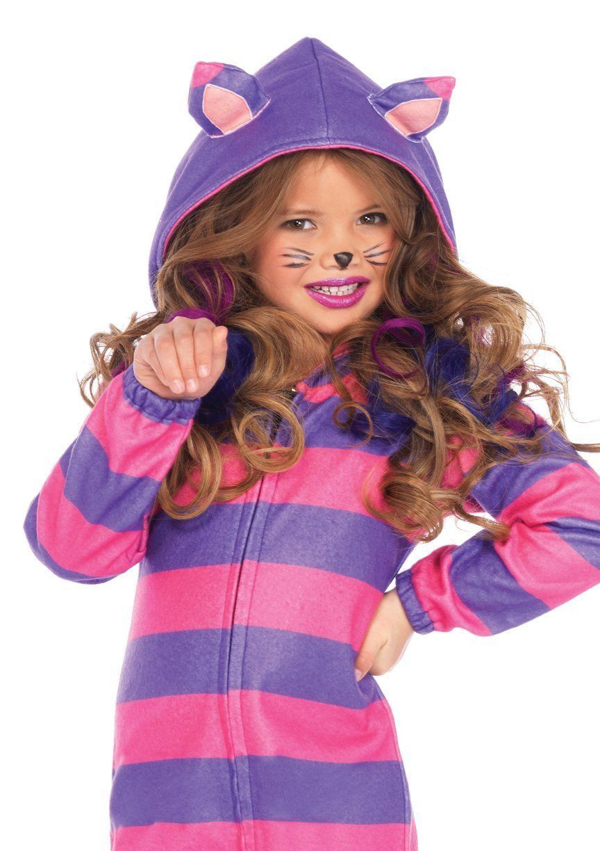 Leg Avenue Cheshire Cat Cozy Dress Girls Kids Childrens Halloween Costume C49106 Fearless Apparel