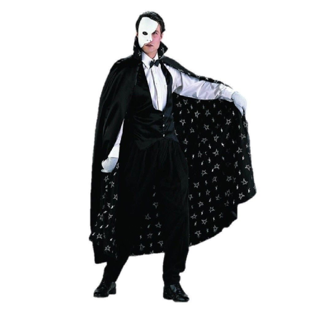 Charades The Phantom of the Opera Mysterious Adult Mens Halloween Costume  88078 - Fearless Apparel