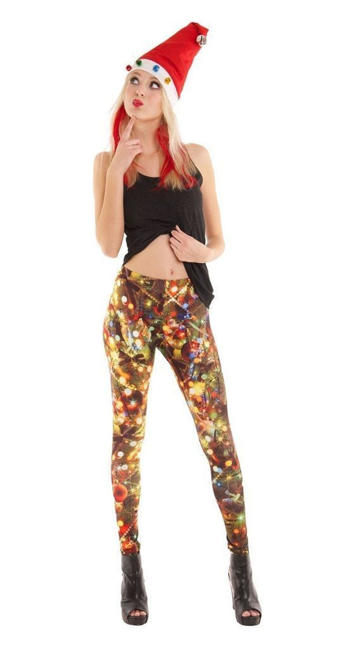 Christmas Lights Holiday Leggings