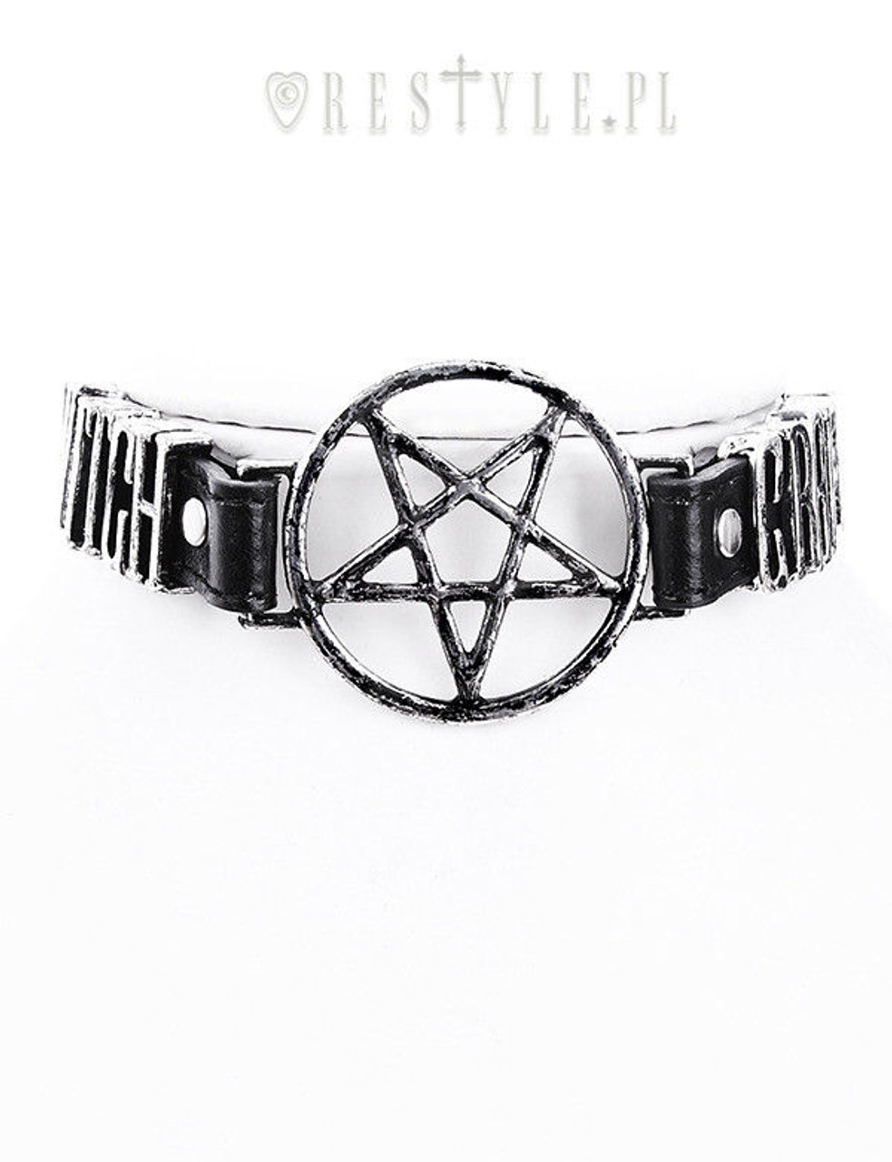 Black Hang Man Gothic Emo Grunge Punk Choker Necklace 