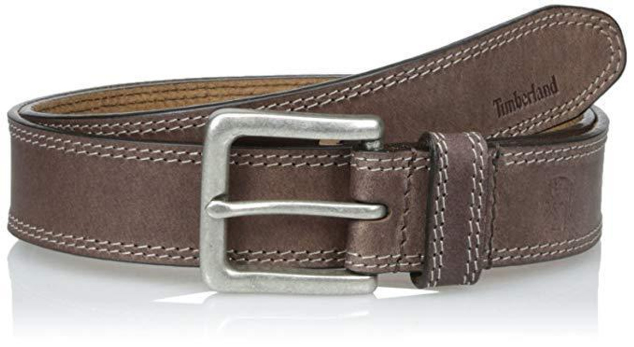 timberland casual leather belt