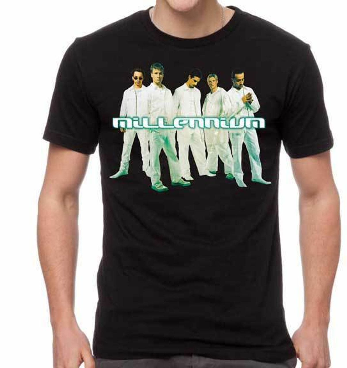 Backstreet Boys Millennium Cut Out 90s Pop Dance Music Boy Band T Shirt  BSB10060