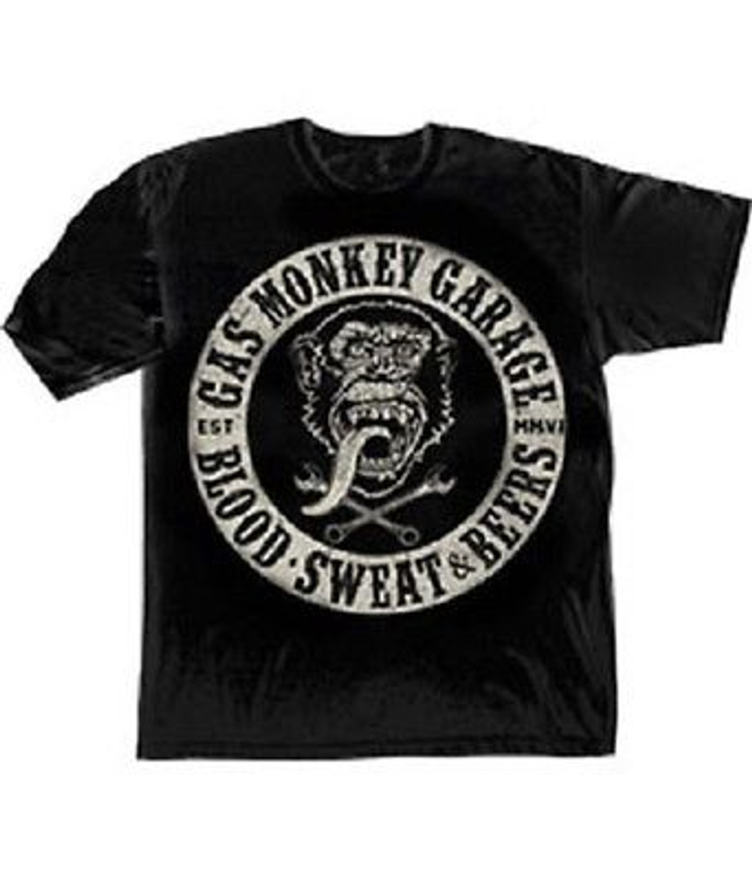 Gas Monkey Garage Circular Blood Sweat Beers Fast Loud Dallas