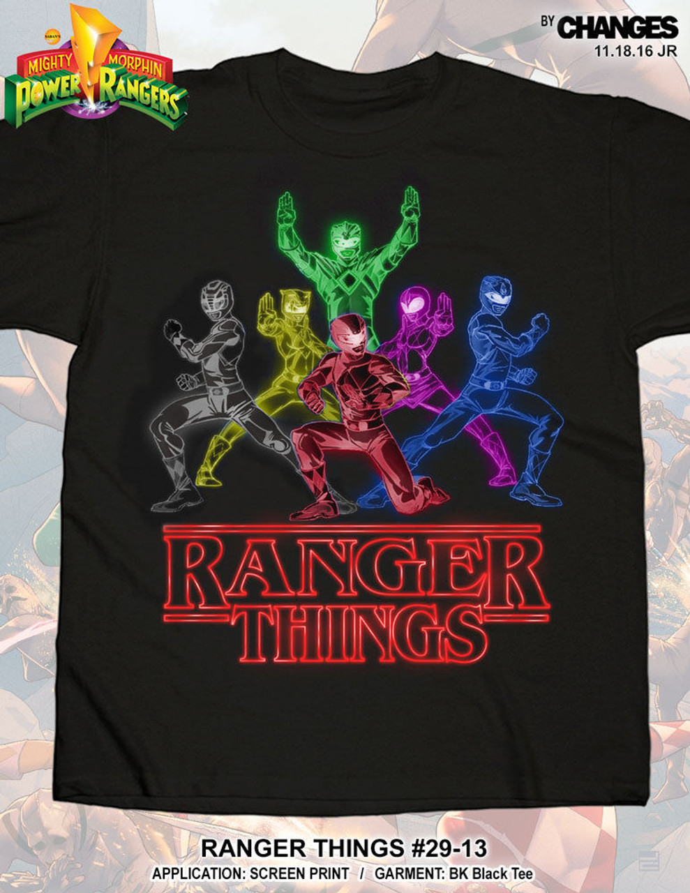 power ranger shirts adults