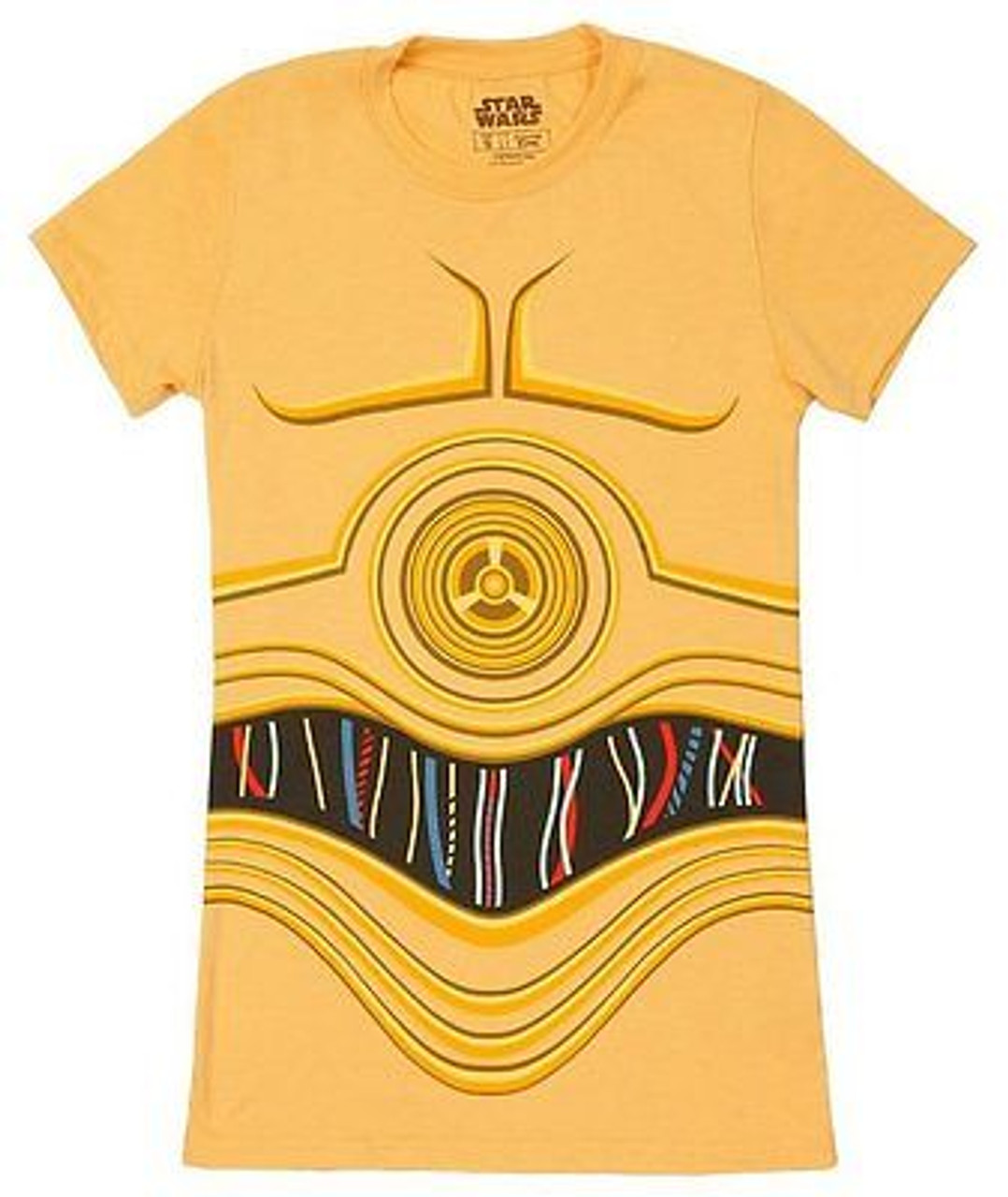 Star Wars C3po Robot Wookie Force Awakens Vader Luke Juniors T Tee