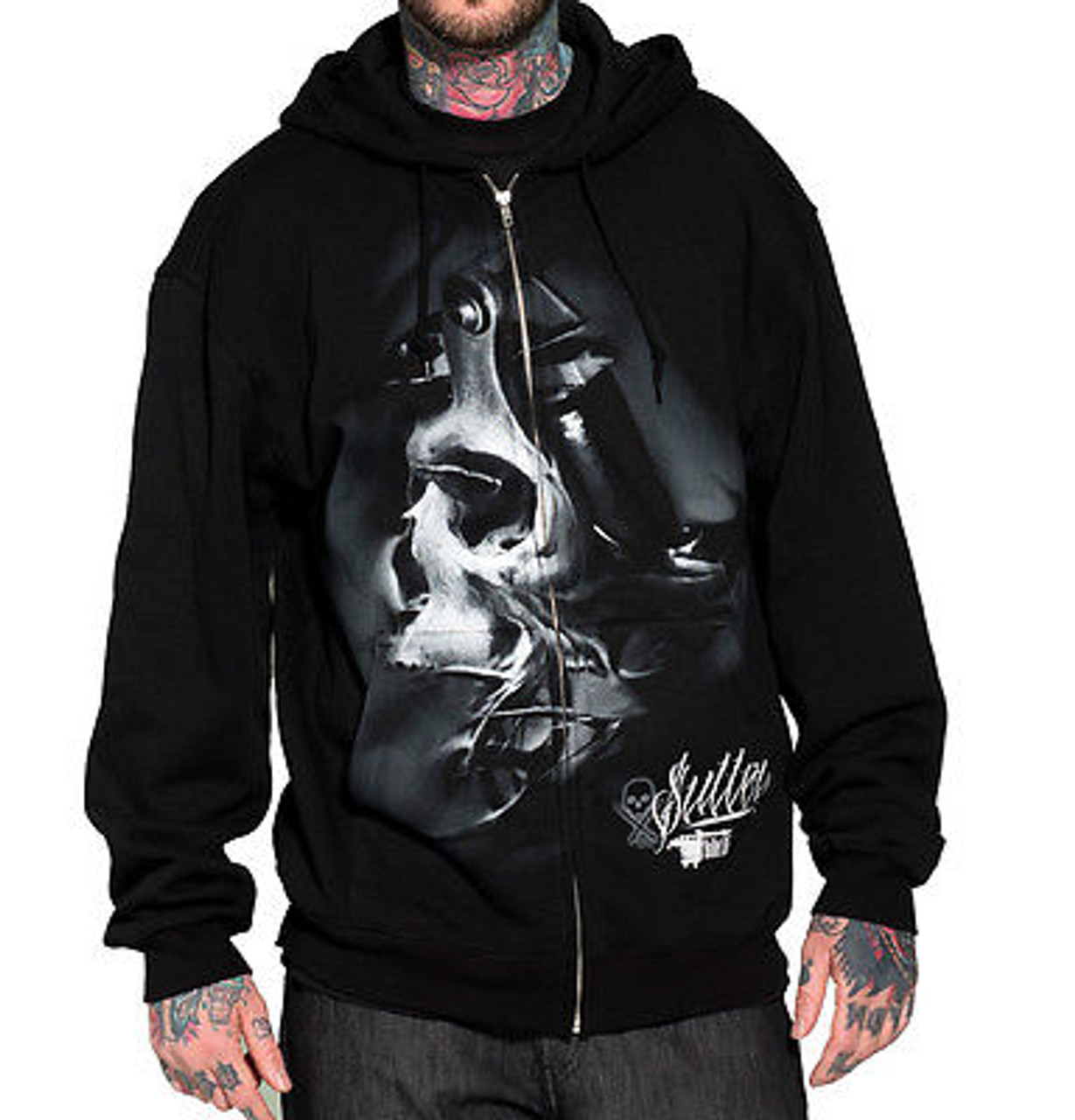 SULLEN CLOTHING DEATH MACHINE SKULL ROSES INK GOTH TATTOO