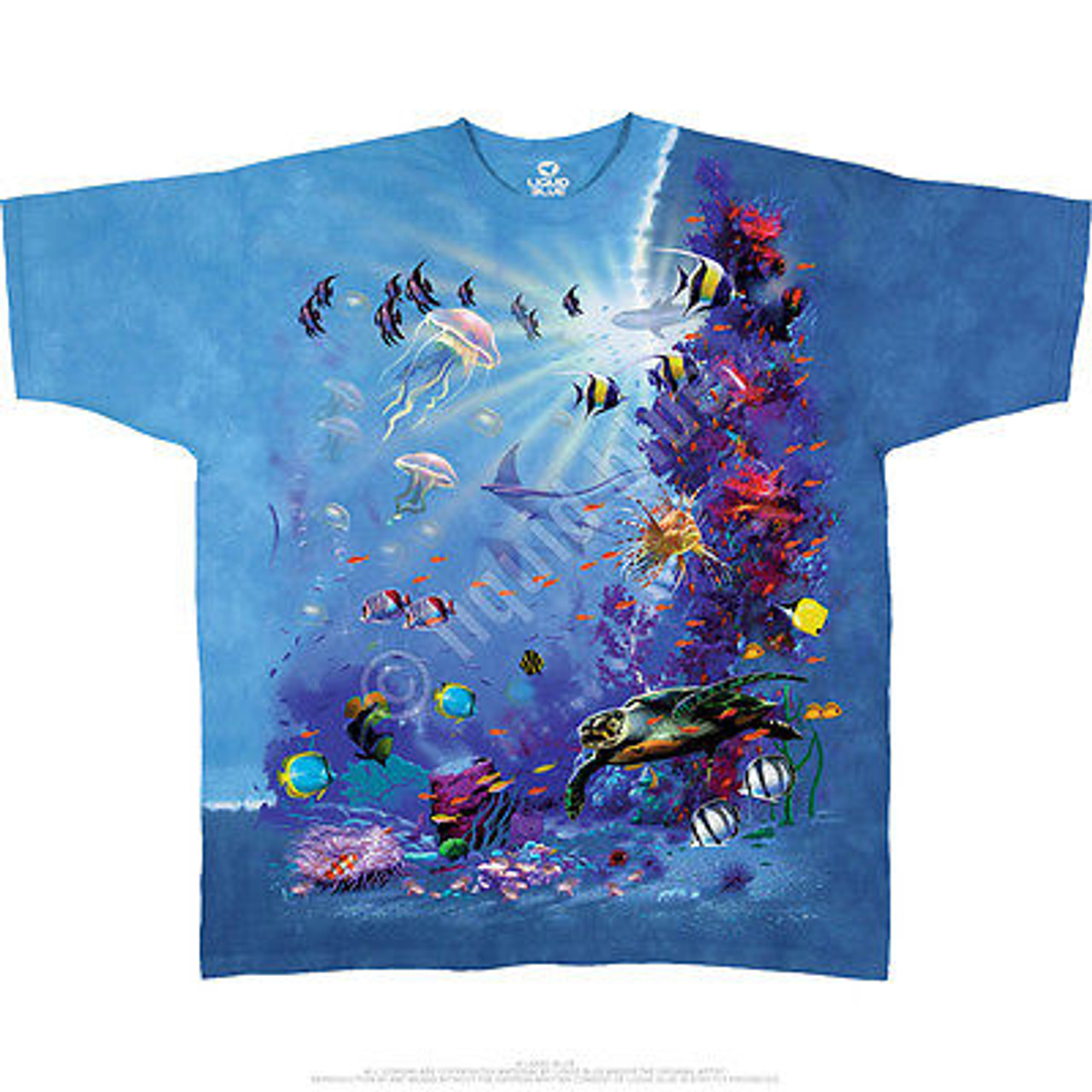 Tropical Reef Tie-Dye T-Shirt