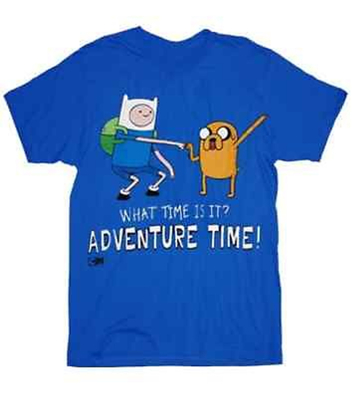 Authentic Cartoon Network Adventure Time Standing Dap Fist Finn & Jake T  Shirt S - Fearless Apparel