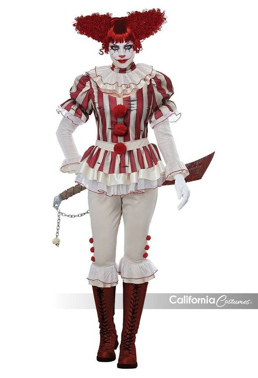 Brand New Heartbroken Clown Adult Costume 