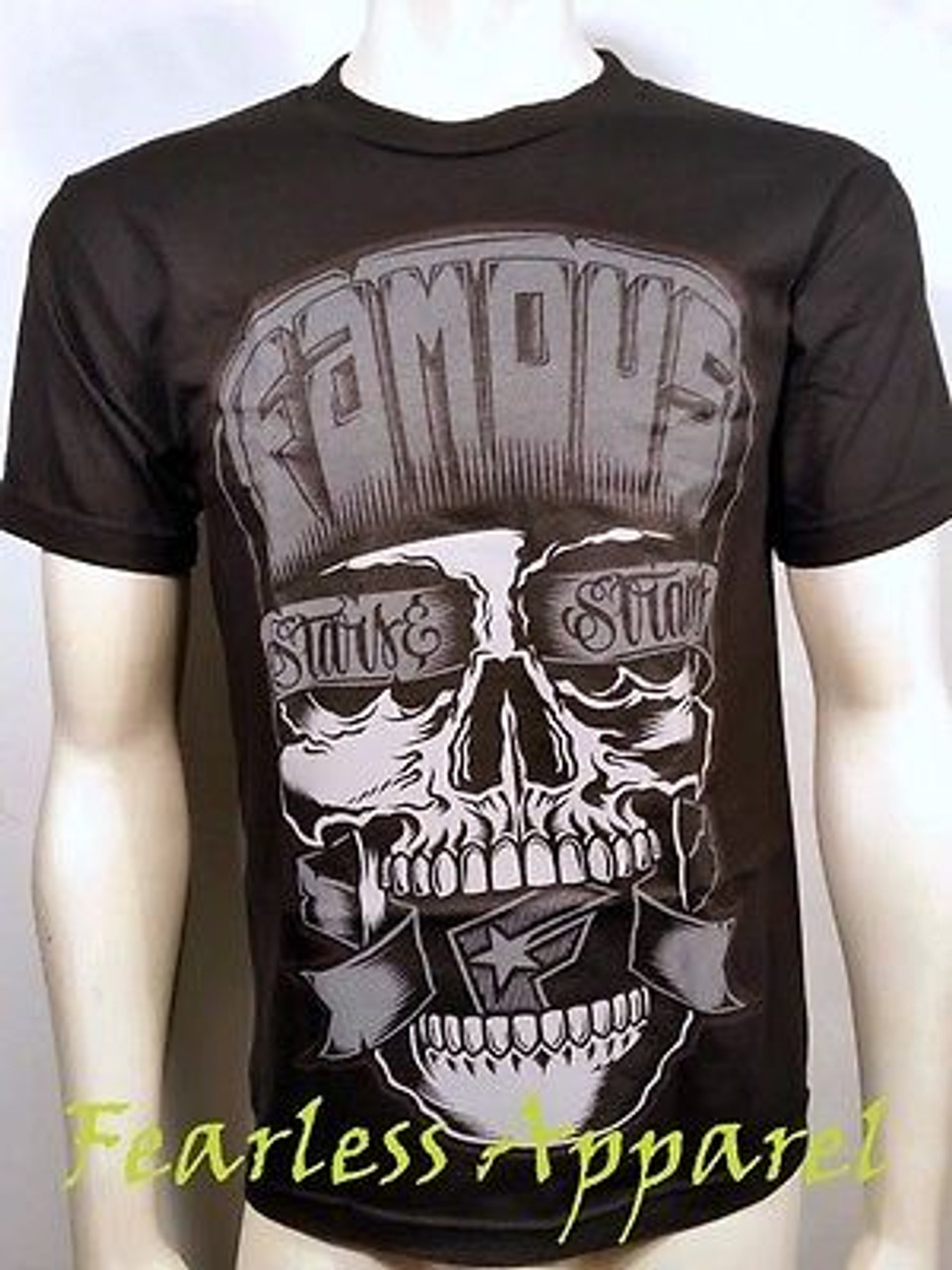 famous stars and straps skull hoodie