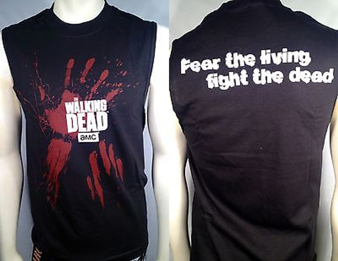 The Walking Dead Fight The Dead Fear The Living Sleeveless T-Shirt