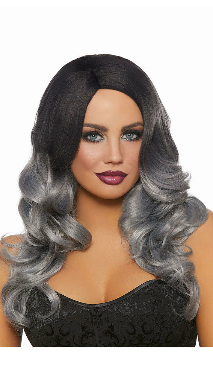 black hair wig costume