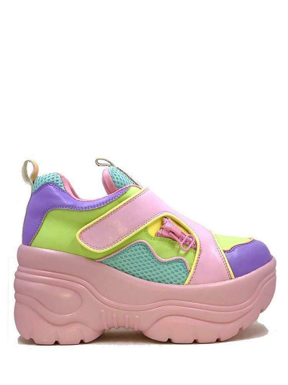 platform pastel shoes