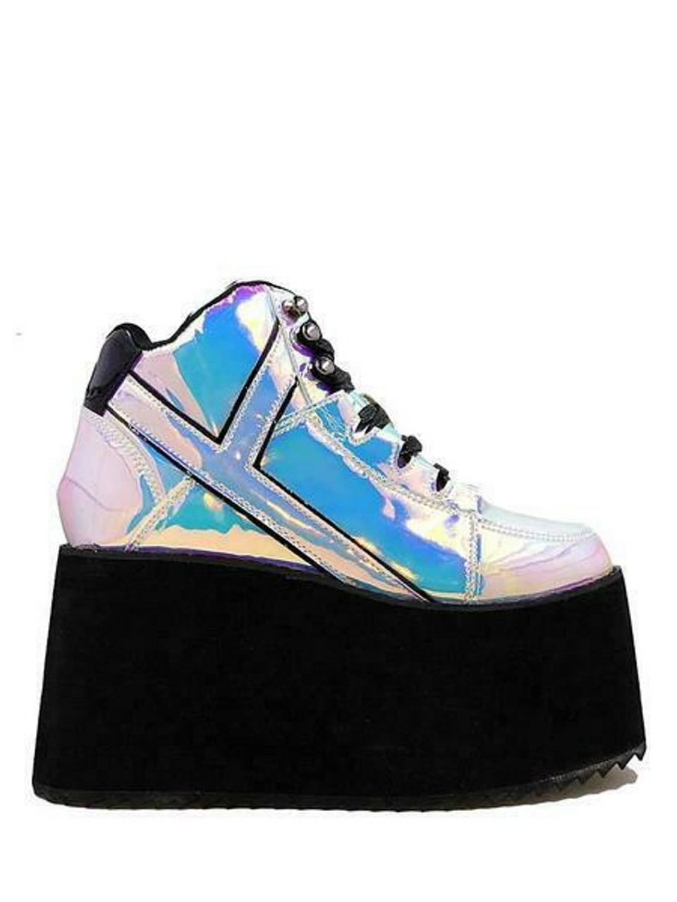 rave platform sneakers