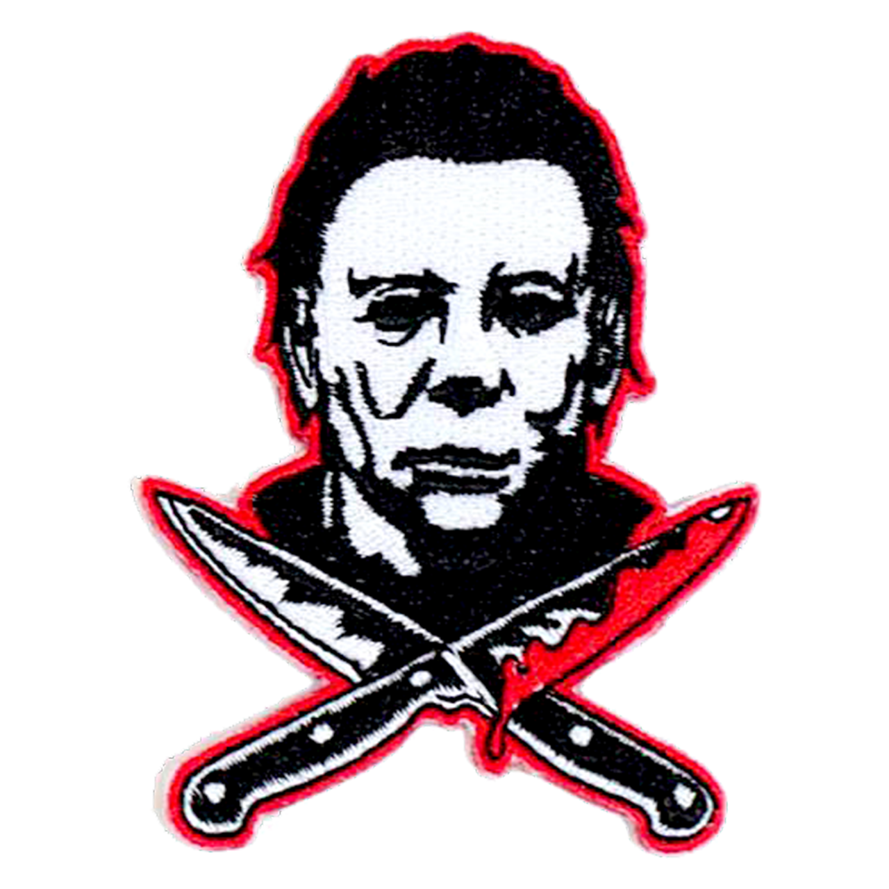 Michael Myers Halloween Ii Cross Knives Sew On Patch Cult Classic Embroidered Fearless Apparel Every day new 3d models from all over the world.