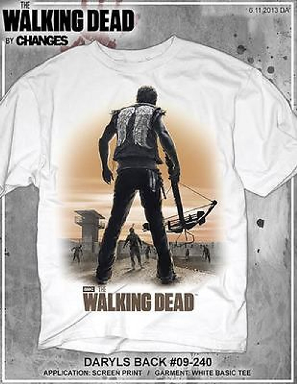 AUTHENTIC THE WALKING DEAD FOUR SURVIVORS DARYL ARCHER RICK AMC T