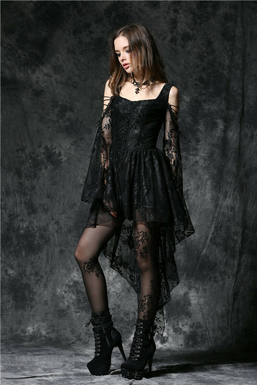 Steampunk black dress Clearance