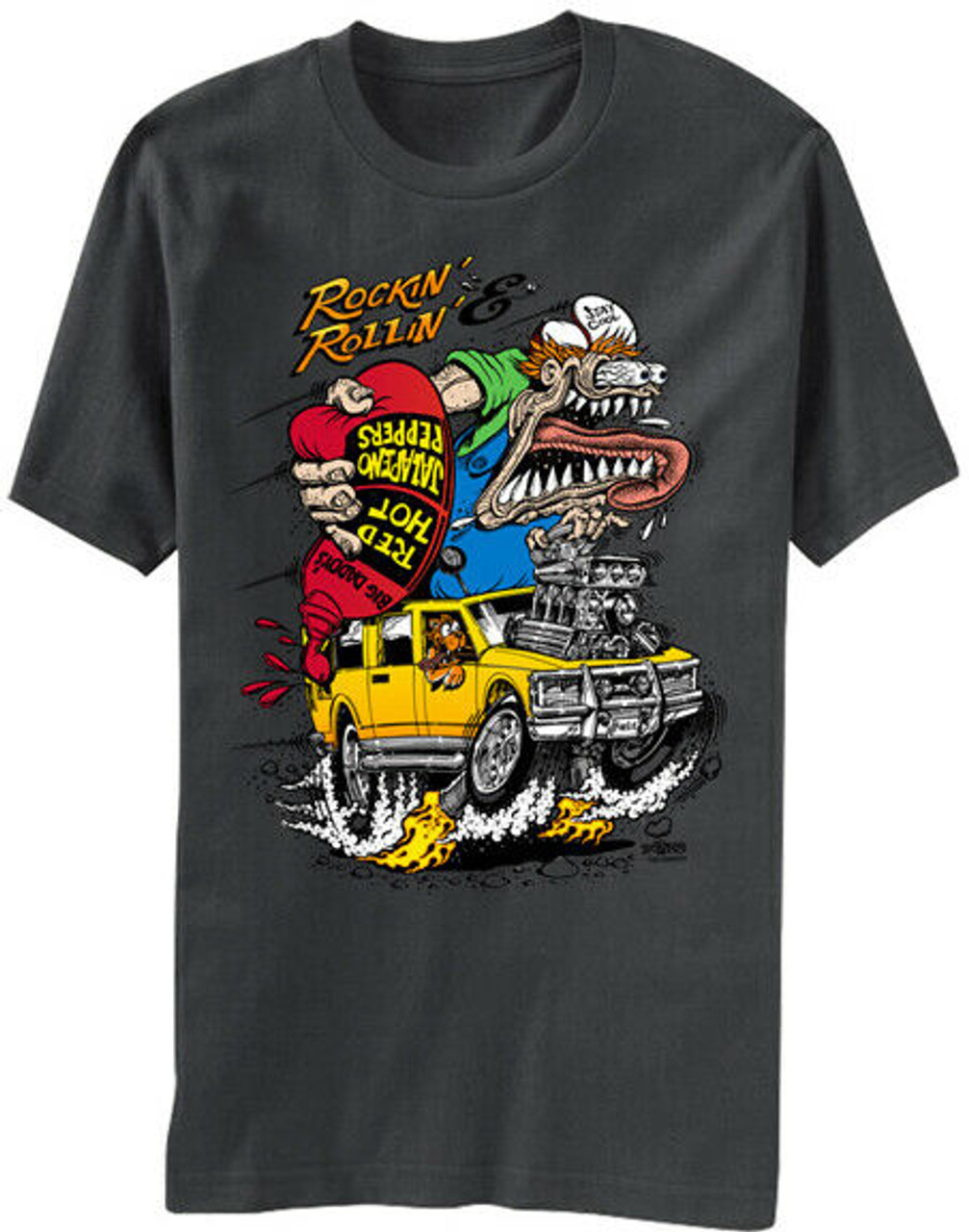 Rat Fink Rock Roll Sauce Ed Roth Kustom Kulture Hot Rod Cars T