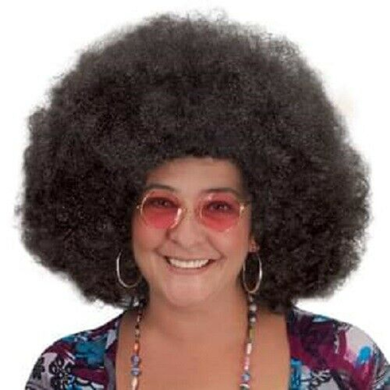 halloween afro wig