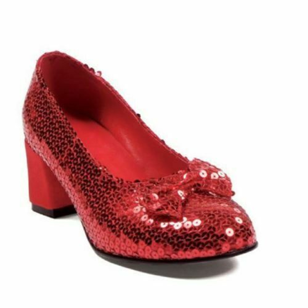 Ellie Shoes Dorothy Ruby Red Slippers Sequins Costume 2