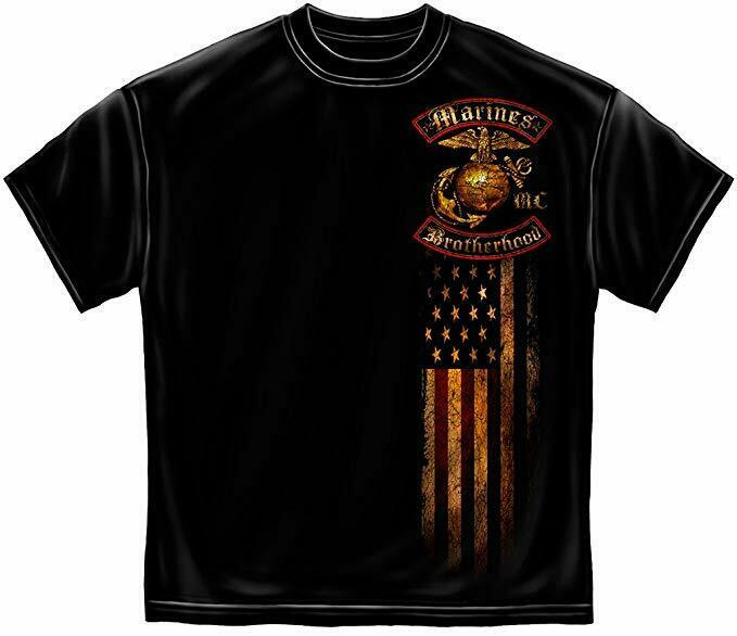 Vntage USMC Marne Corps Red T-Shrt Sze 3XL Prde… - Gem