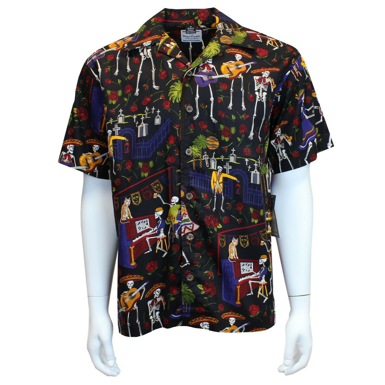 day of the dead dress shirt Amazon.com: Benny's Day of the Dead Western Shirt (S) Black : Clothing, Shoes & Jewelry