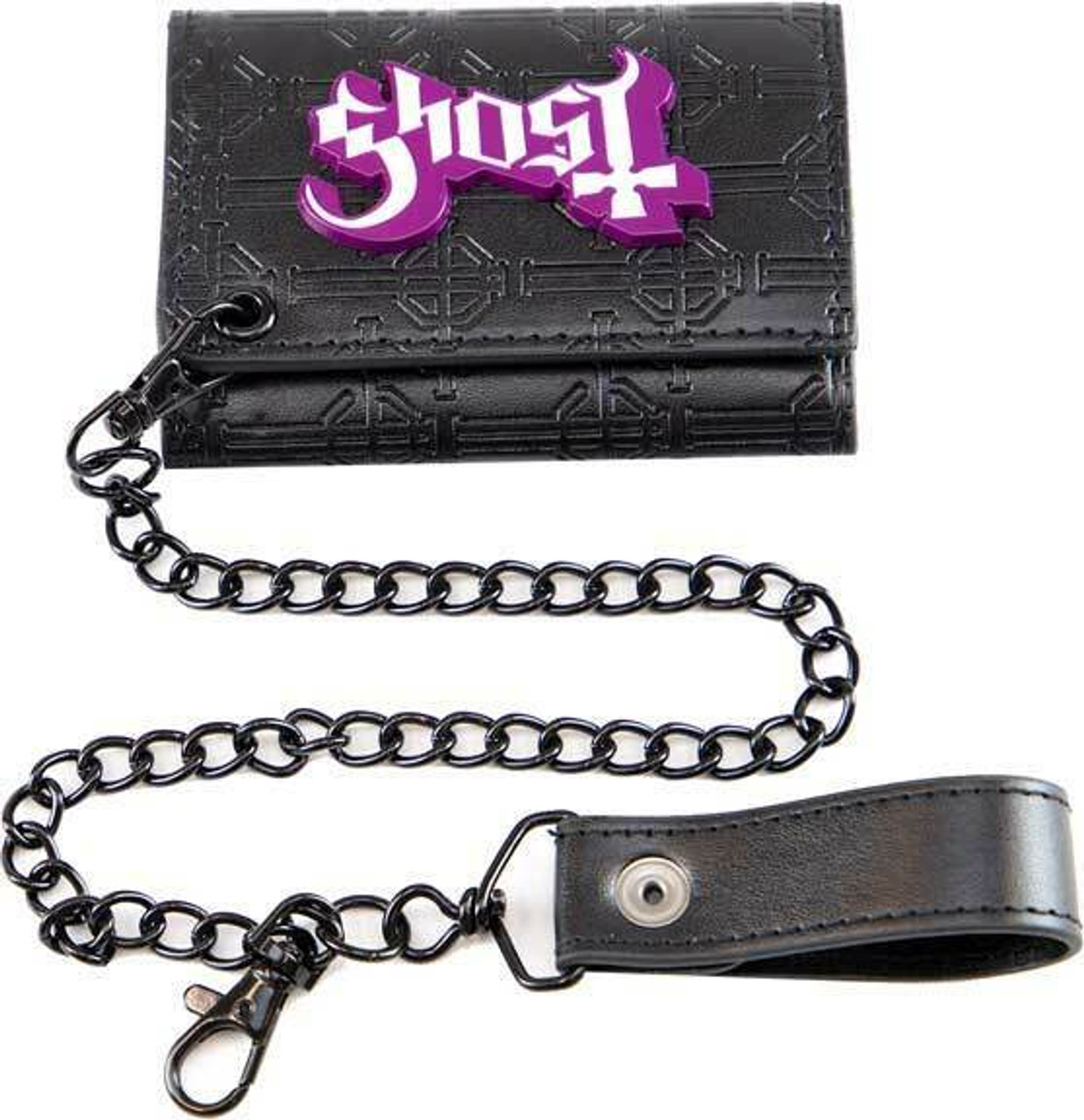 Ghost Bc Swedish Satanic Heavy Metal Rock Band Music Chain Wallet Mw02437ghou