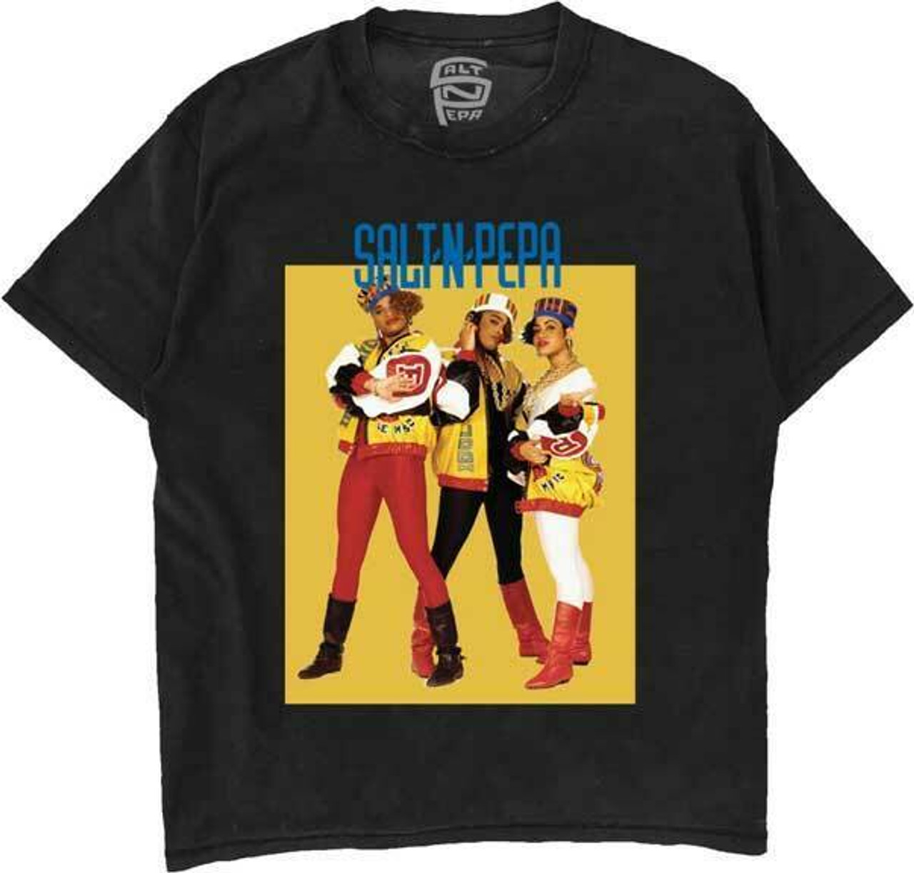 Salt N Pepa Yellow Box Hip Hop Dancers Rapper Pop 80s Music T