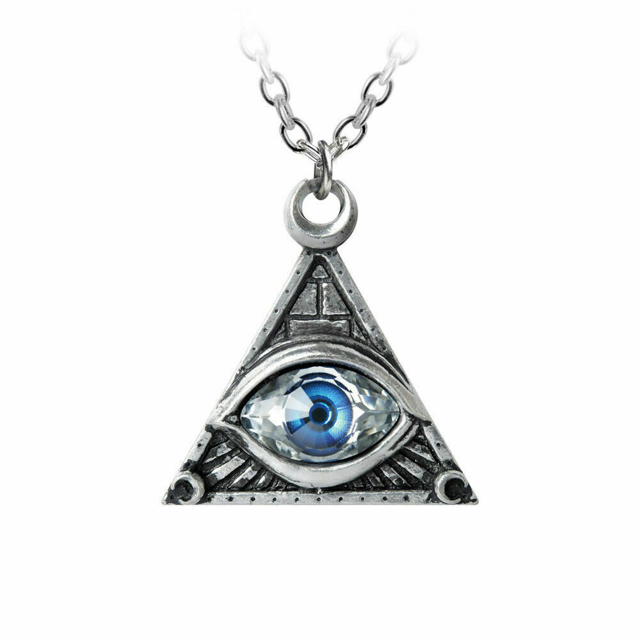 Alchemy of England All Seeing Eye of Providence Illuminati Pendant Necklace  P827