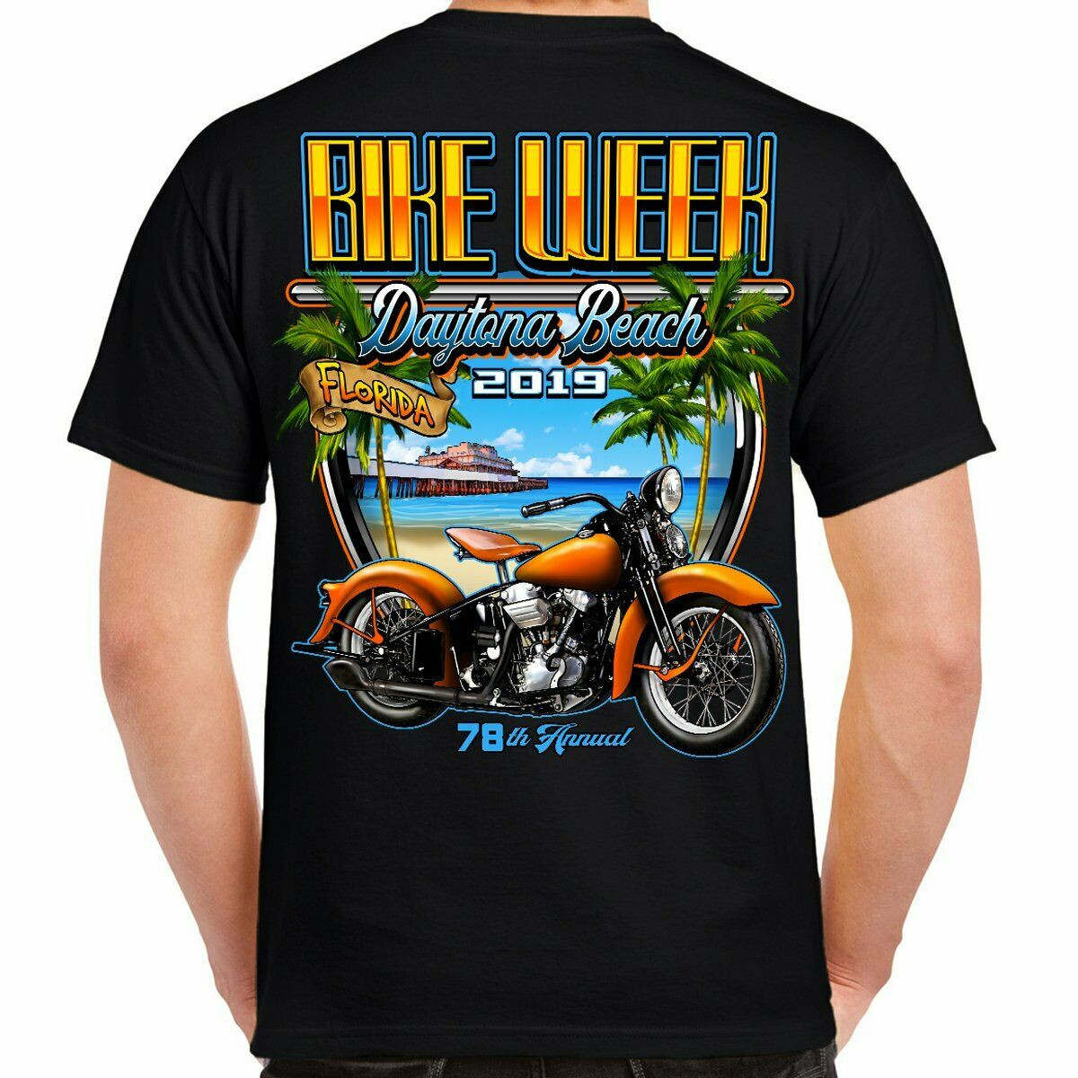 Biker Life 2019 Biker Week Daytona Beach Florida Shield Motorcycle