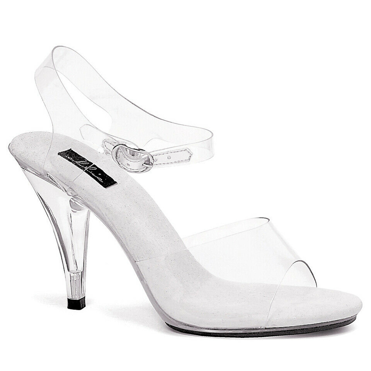 Denise 69 Clear Heeled Sandals – Vivianly Shoes