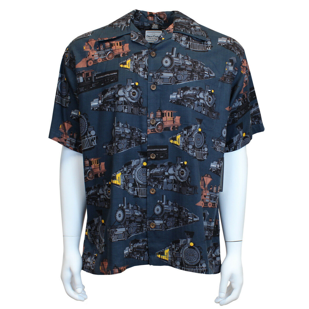 BRAND NEW! CORVETTE C5 CARS HAWAIIAN CAMP SHIRT David Carey