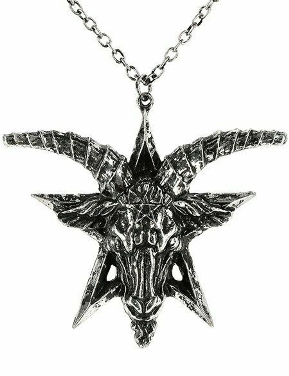 Tattoo Style Illustrated Occult Illustration Wicca Satanic Gift For Him 6oz Flask Satanic Goat Baphomet Matte Black Engraved Hip Flask