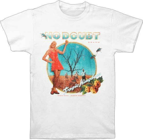 No Doubt Tragic Kingdom Album Ska Punk Pop Rock Gwen Stefani Music Band T Shirt Fearless Apparel