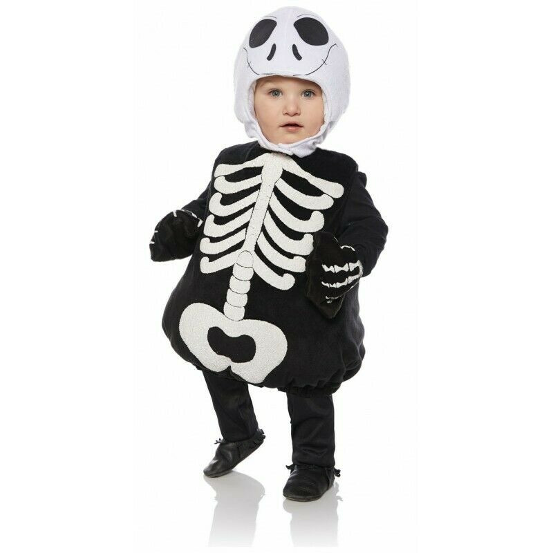 baby skeleton halloween costume