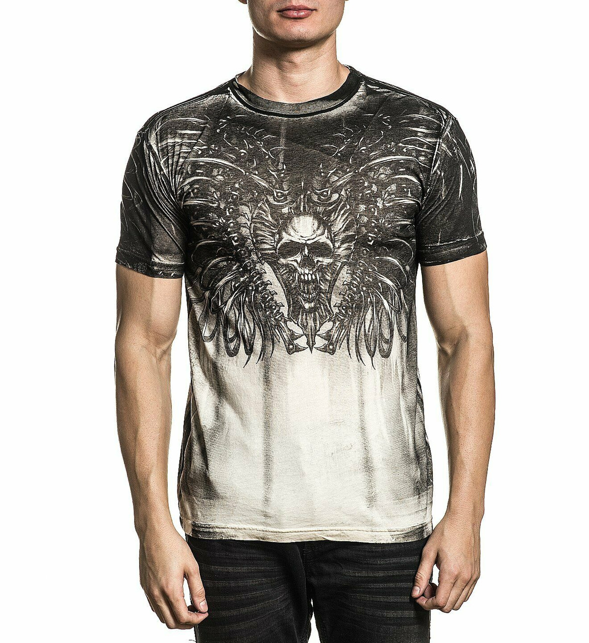 Affliction skull shirt Clearance