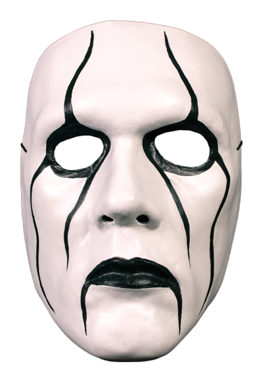 Trick Or Treat Wwe Sting Face Wrestling Mask Adult Halloween Costume Cdwe102 Fearless Apparel