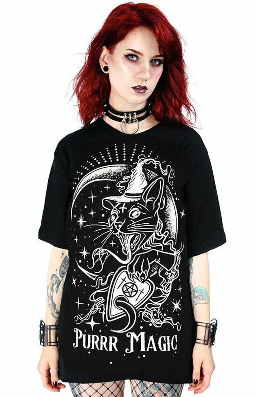 Satanic Ouija Board T Shirt Gothic Top Black Occult Alternative Clothing